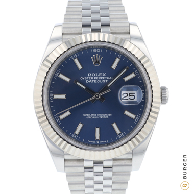 Rolex - Datejust 41 Fluted Jubilee Blue Dial