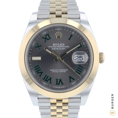 Rolex - Datejust 41 Gold/Steel Jubilee Wimbledon Dial