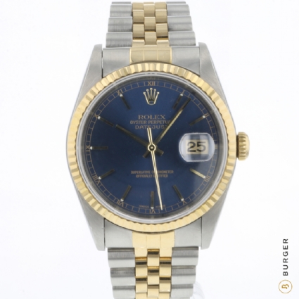 rolex datejust 36 jubilee blau