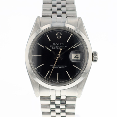 Rolex - Datejust 36 Smooth black dial Jubilee