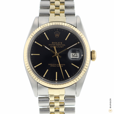 Rolex - Datejust 36 Gold/Steel Jubilee black dial