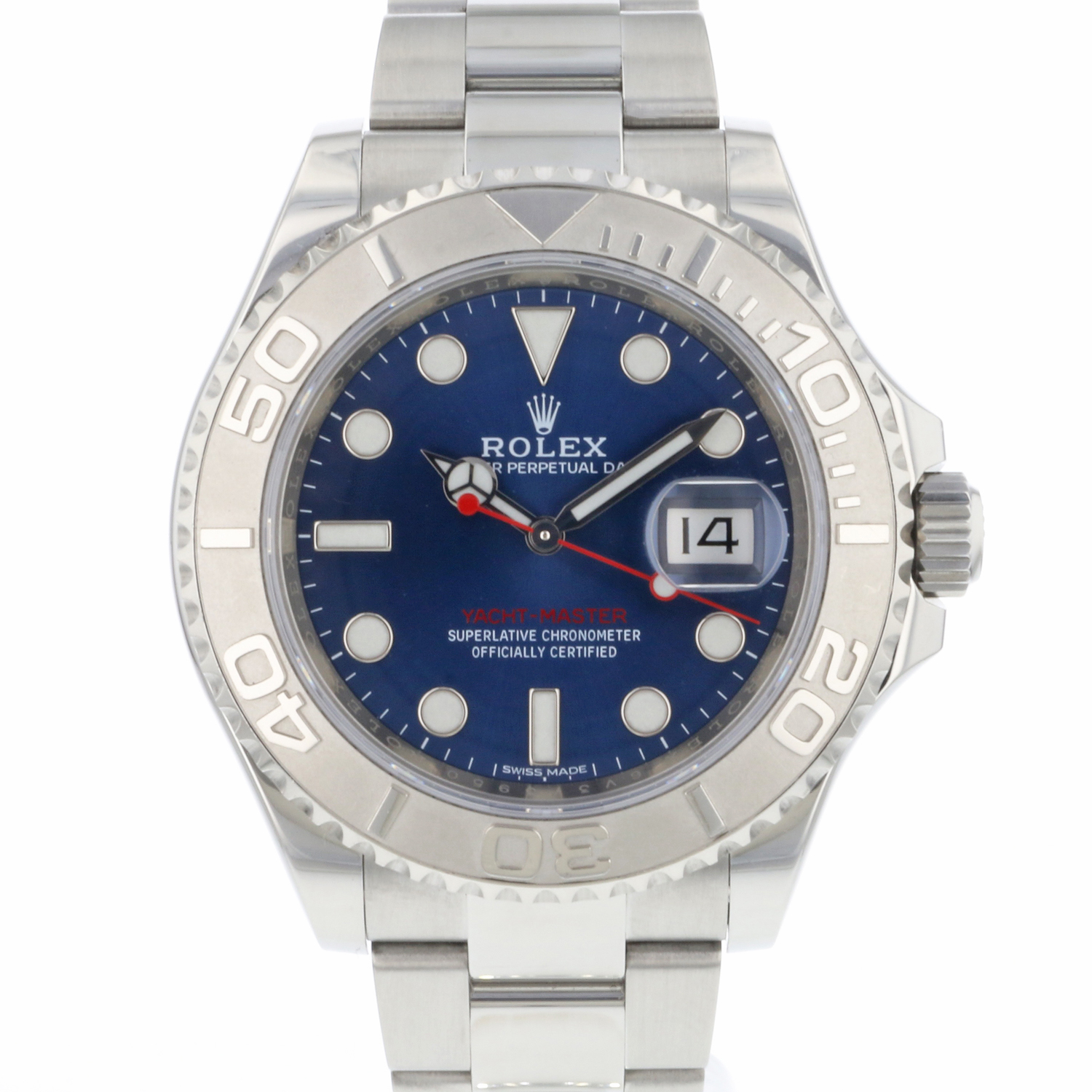 yachtmaster blue dial