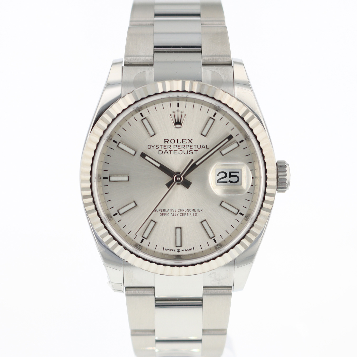 126234 silver dial