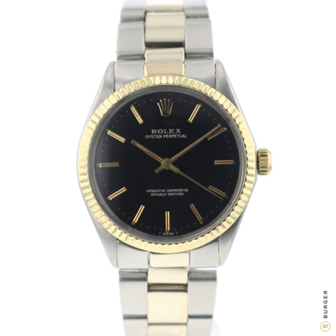 Rolex - Oyster Perpetual Steel / Gold Black Dial
