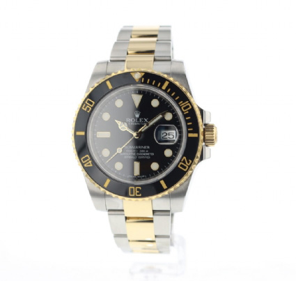 Submariner Date Gold/Steel Black dial - Rolex - Verkochte horloges -  Juwelier Burger