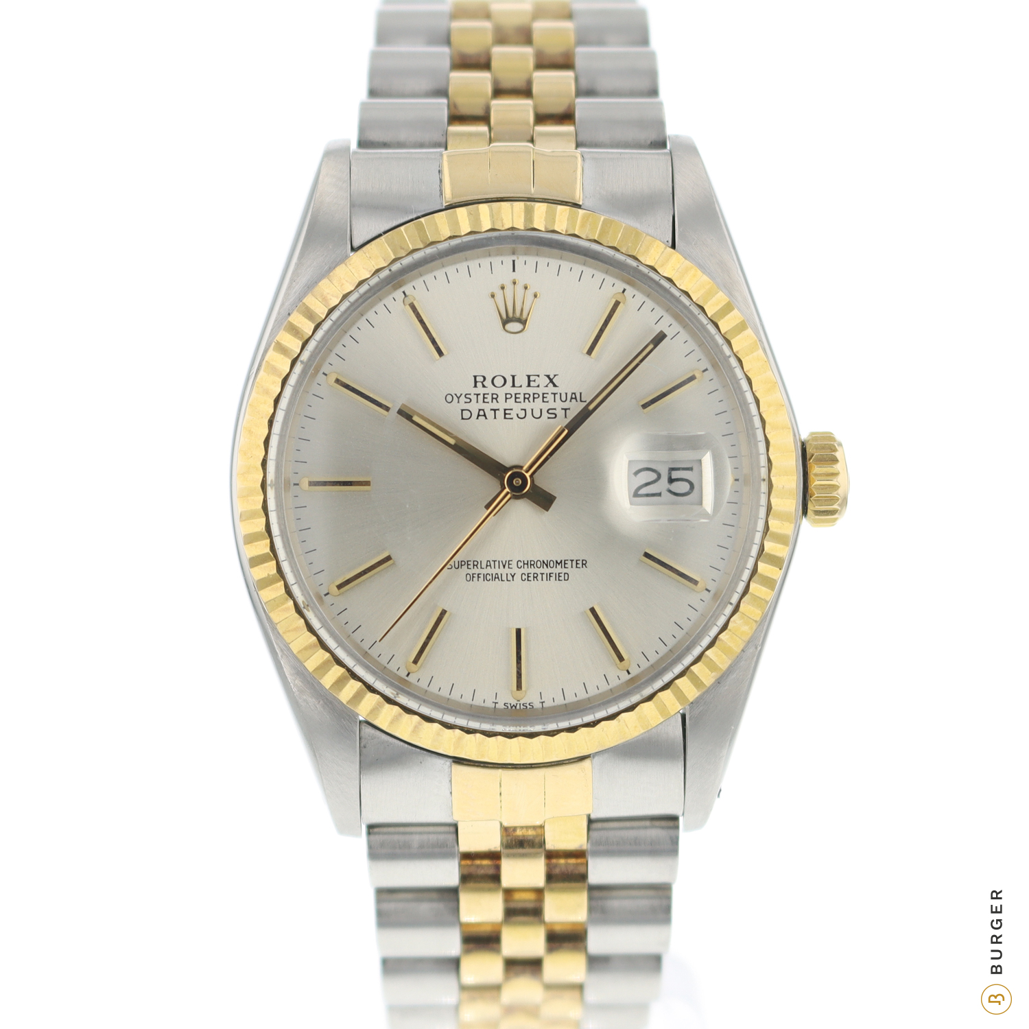 datejust 36 gold and steel