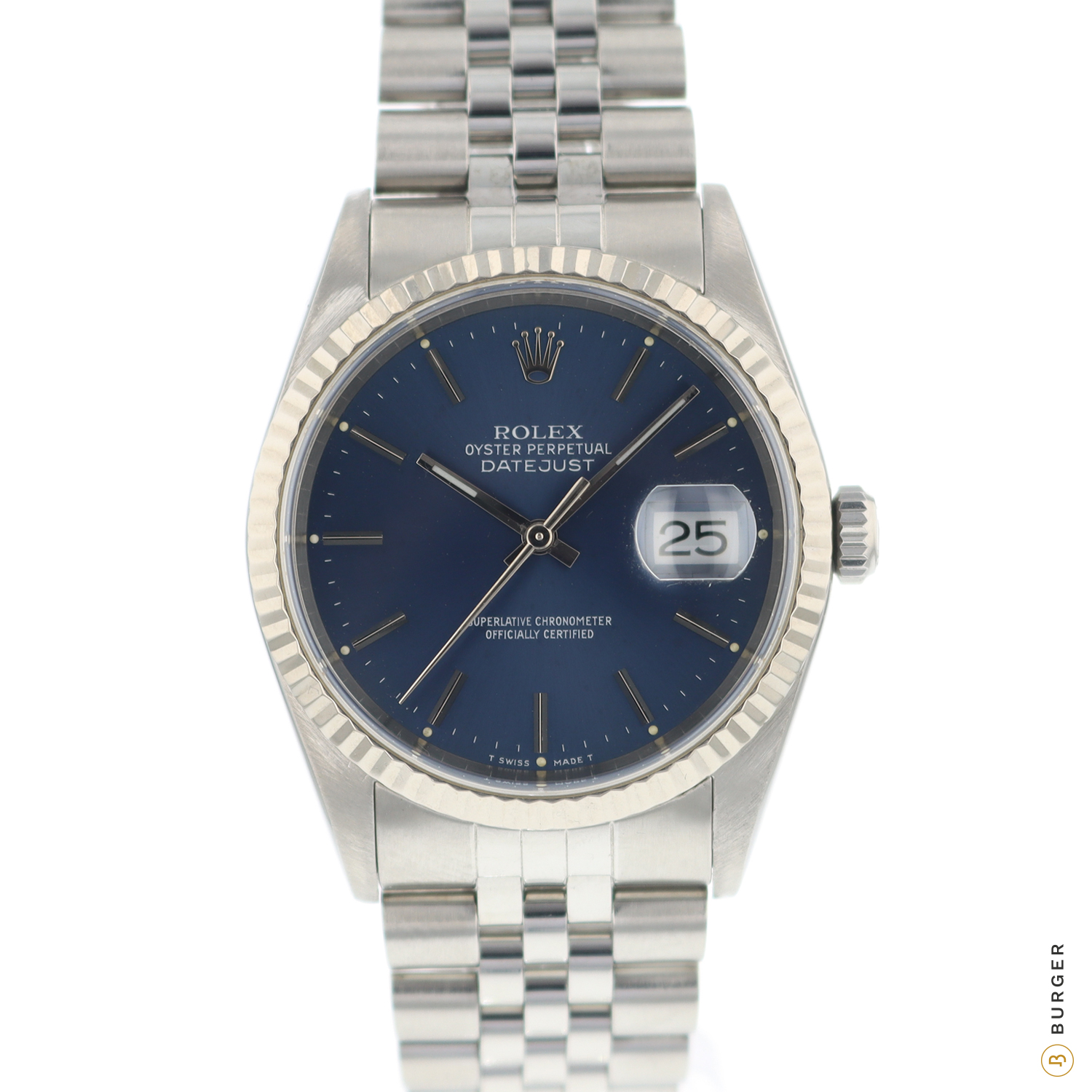 rolex datejust 36 jubilee blau