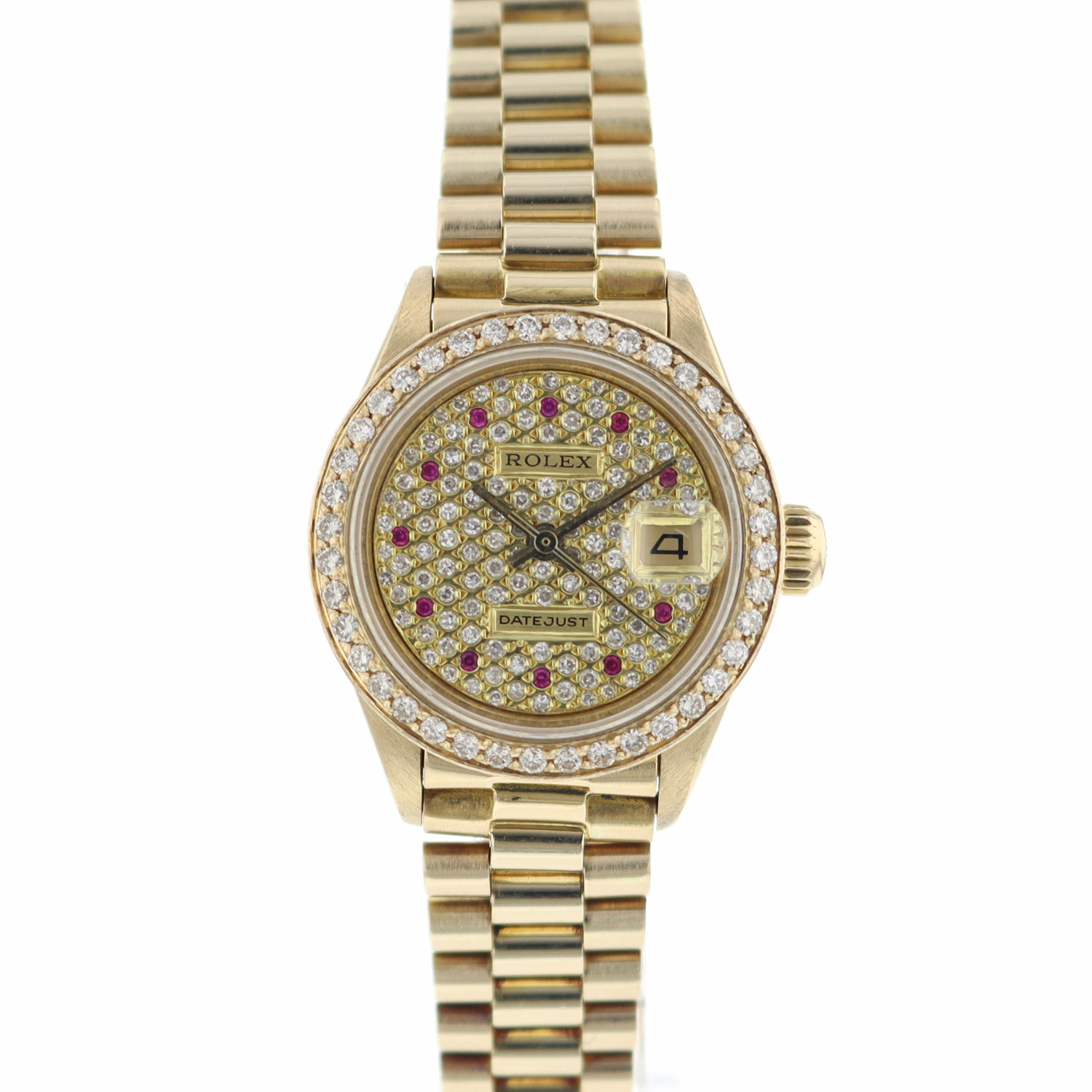 Datejust 26 Gold Diamonds - Rolex - Verkochte horloges - Juwelier Burger
