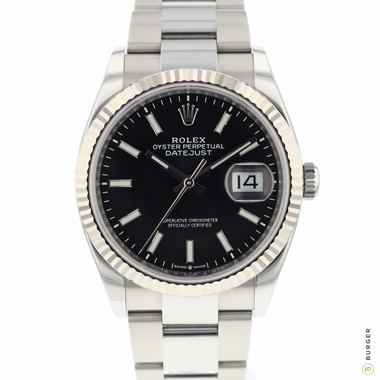 Rolex - Datejust 36 Fluted Black Dial