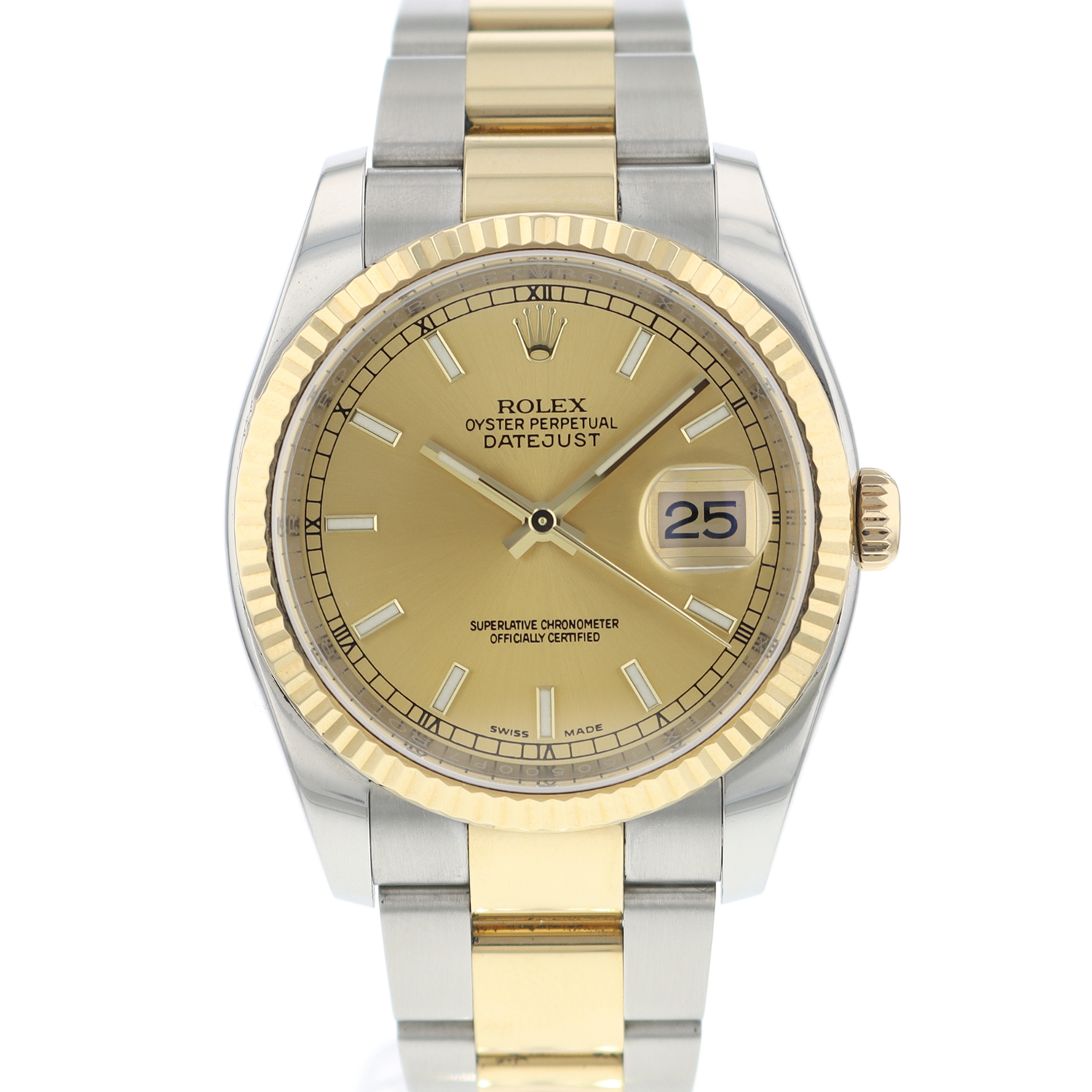 rolex datejust gold