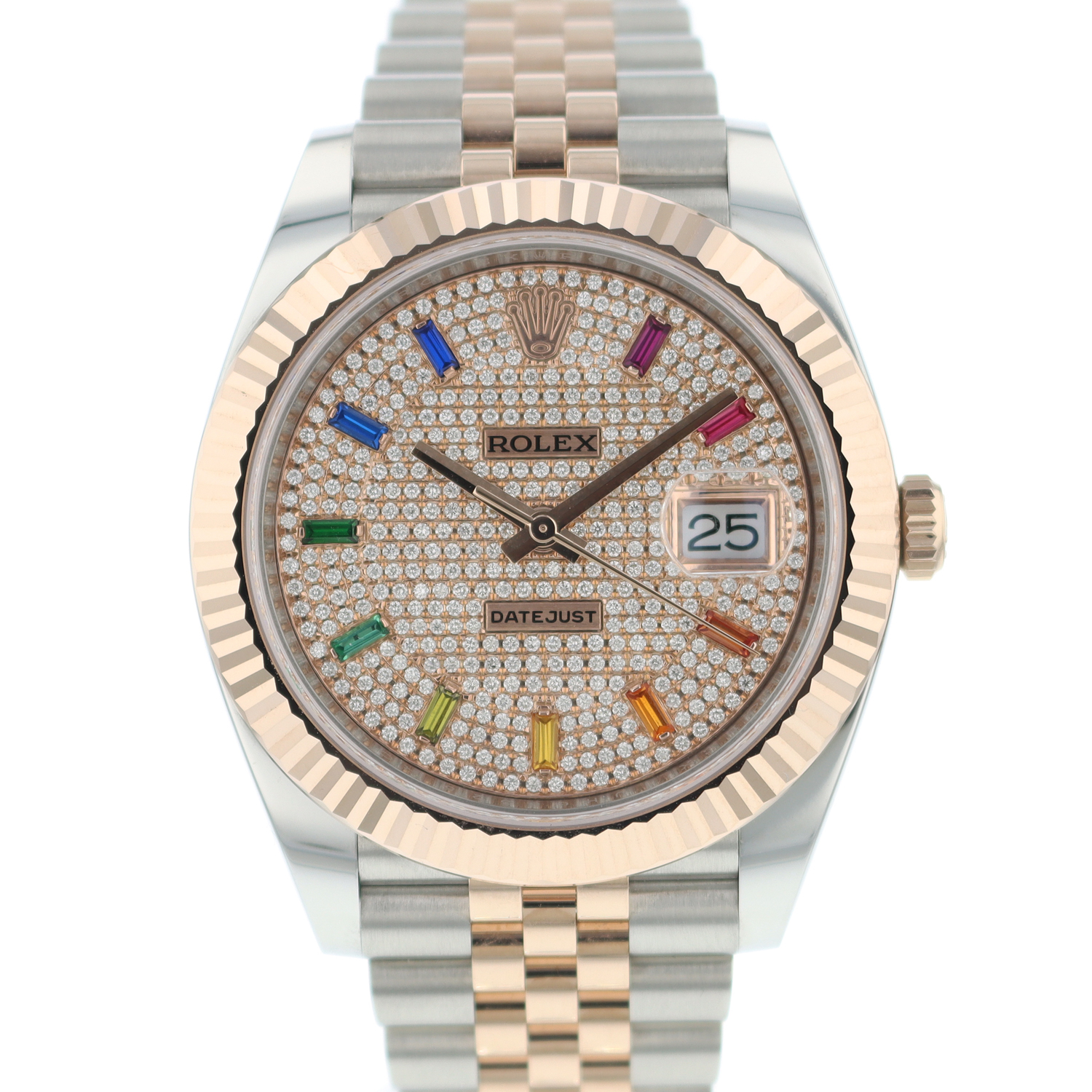 rolex rainbow datejust