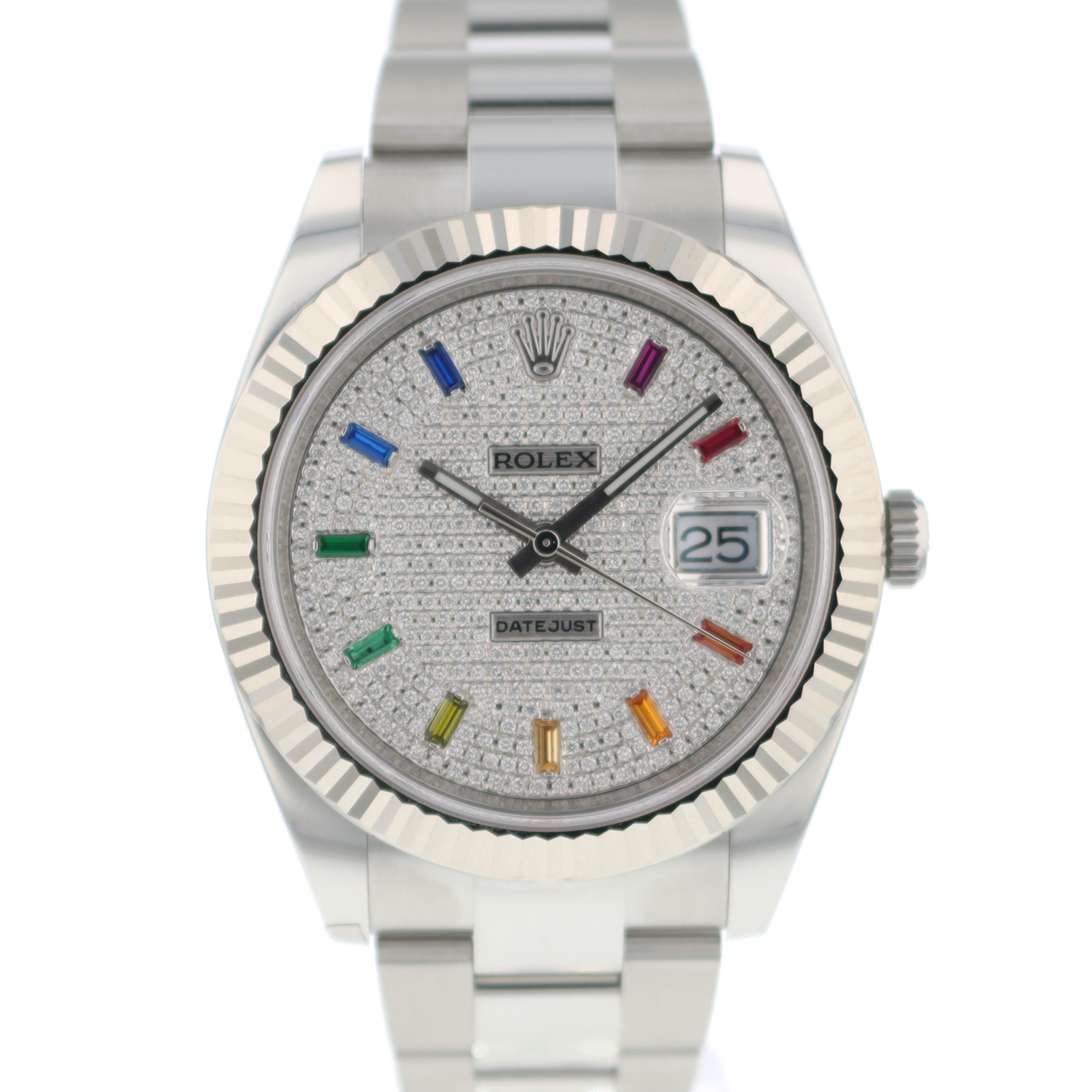 rolex rainbow datejust