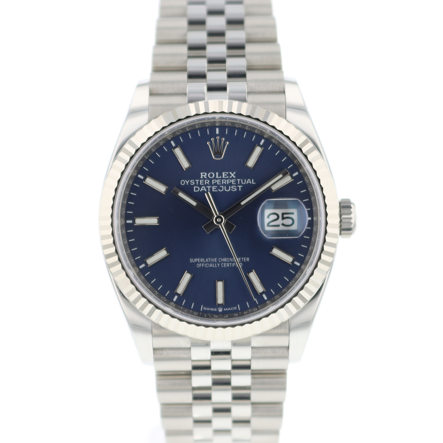 datejust blue dial jubilee