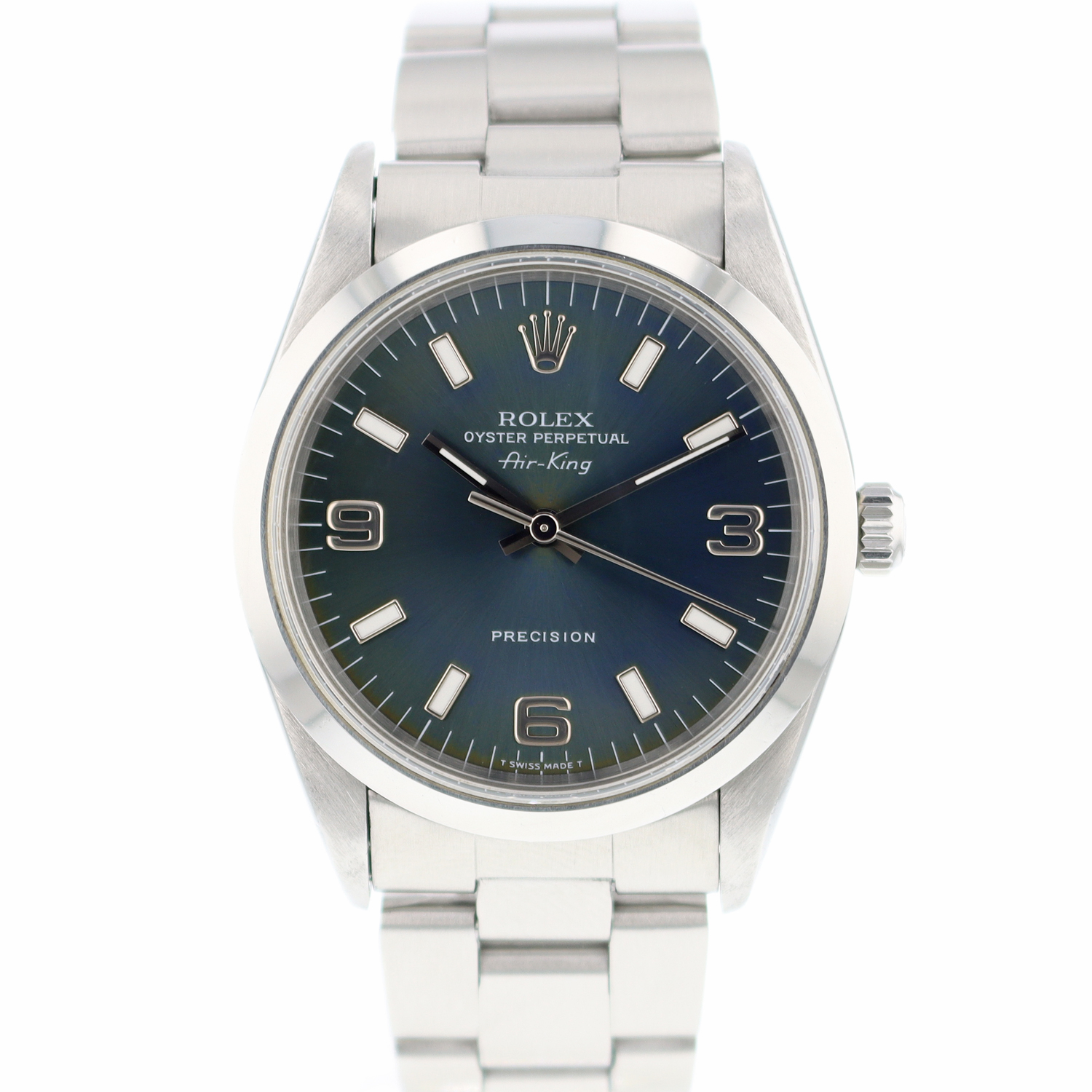 rolex oyster perpetual air king blue