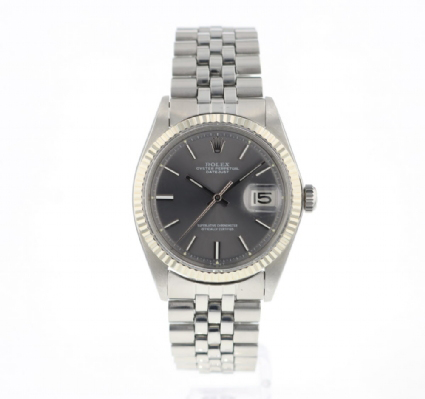grey dial datejust