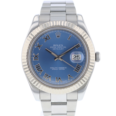 Rolex - Datejust II Fluted Blue Dial