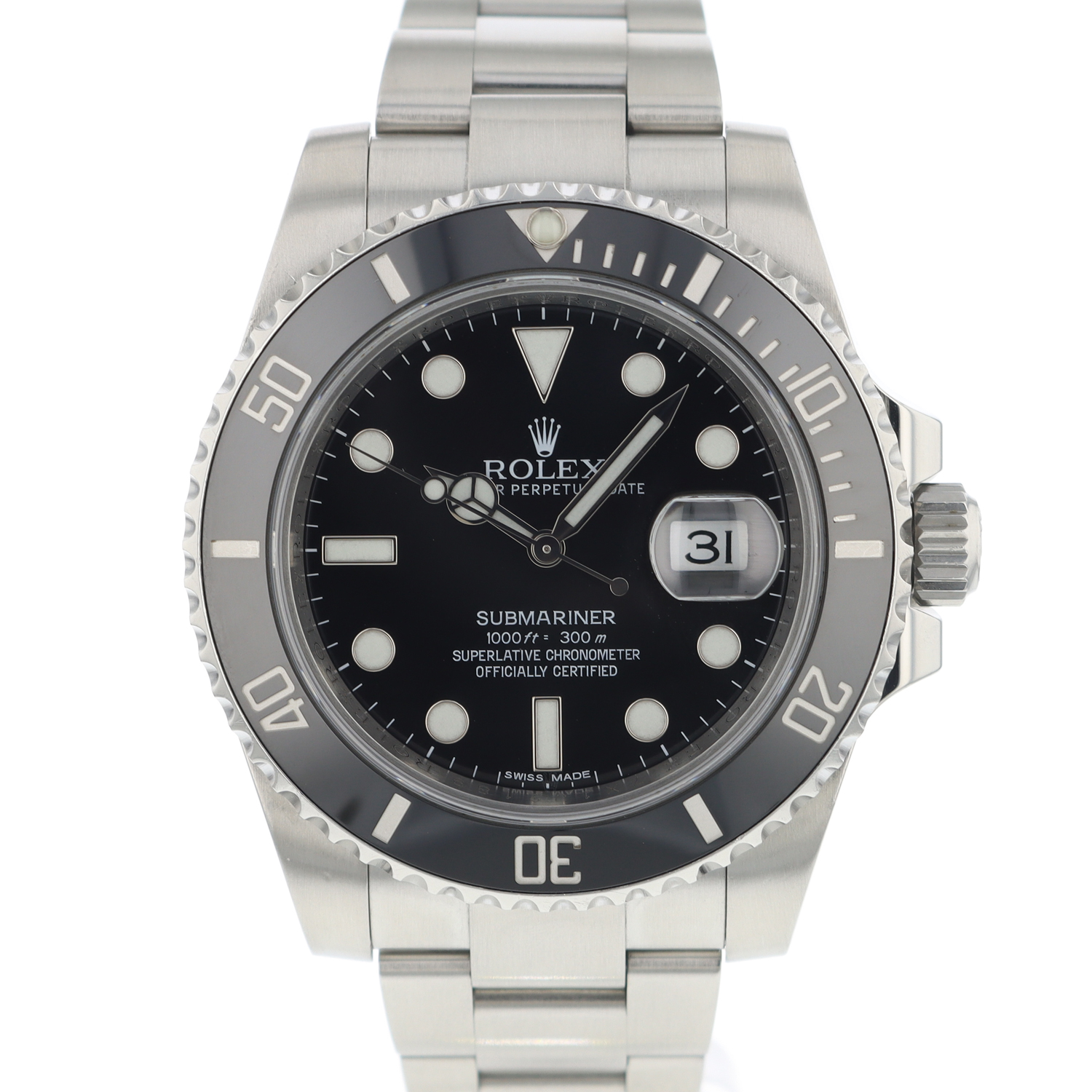 black ceramic submariner