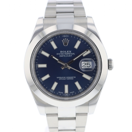 datejust 2 blue dial