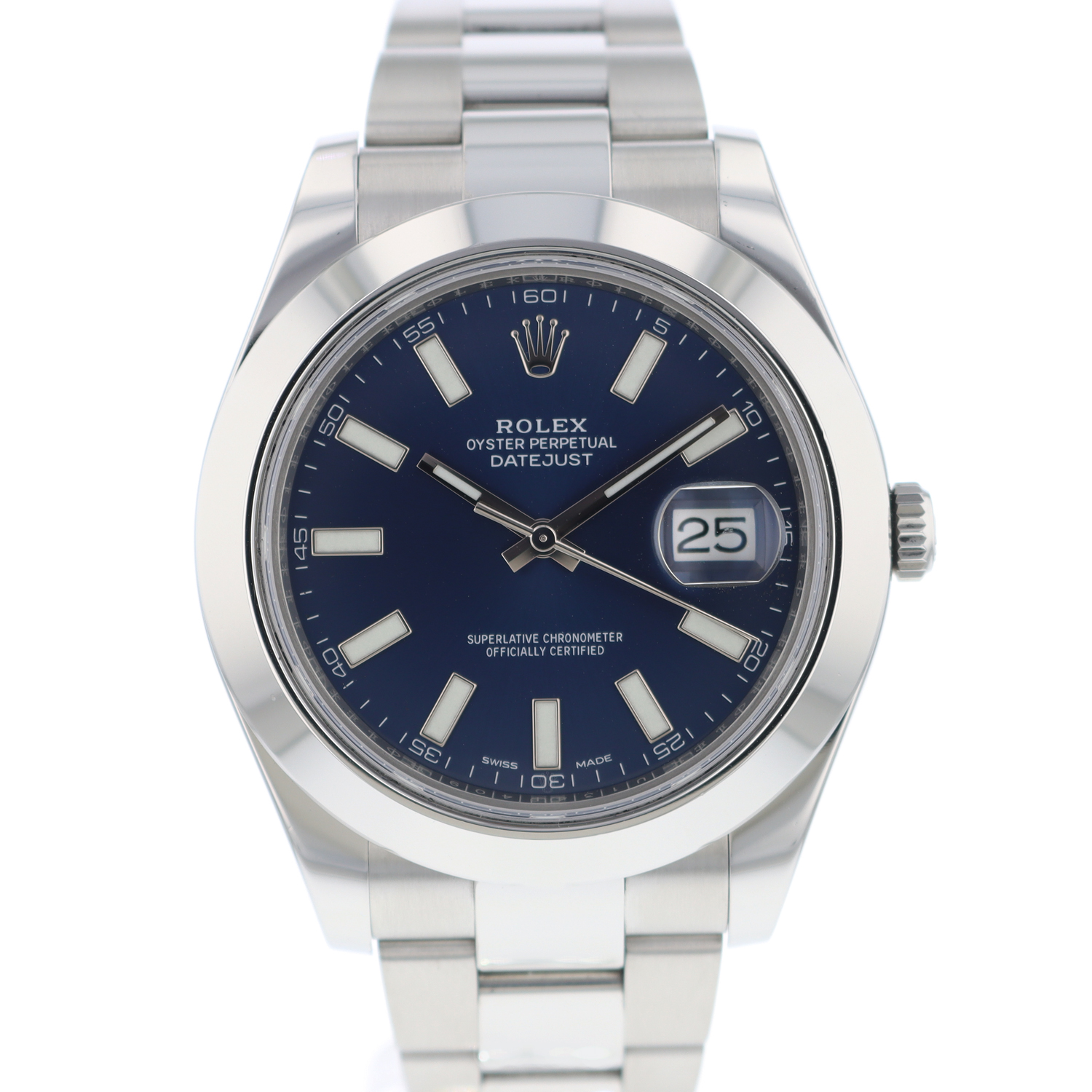 datejust 2 blue dial