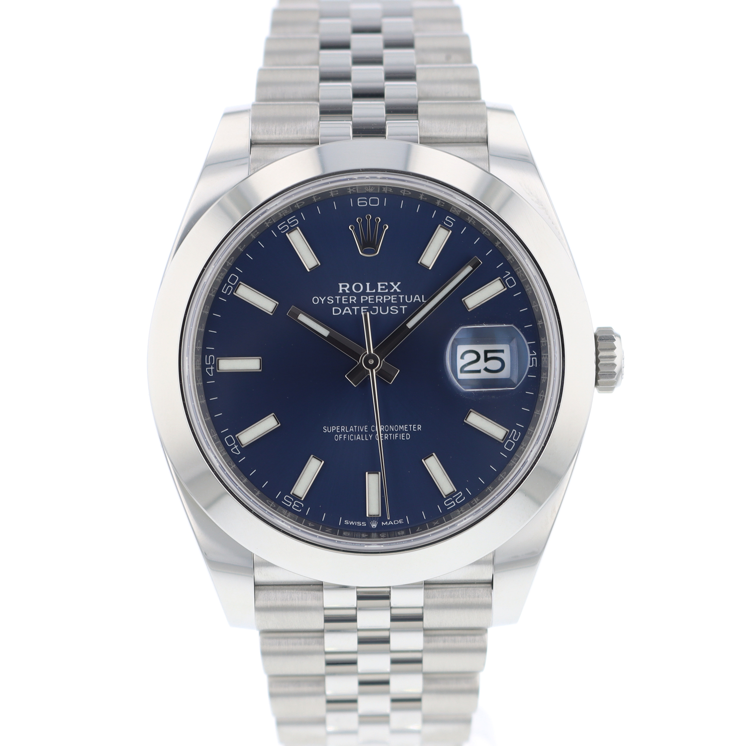 rolex datejust 41 jubilee blau