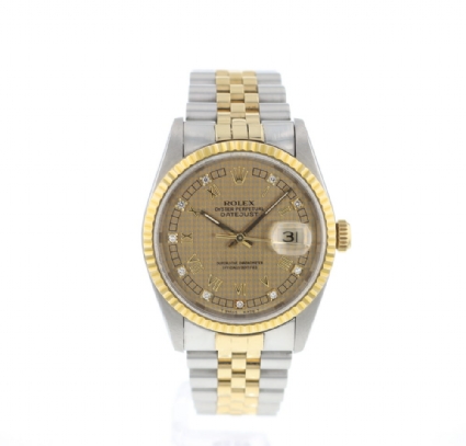 rolex houndstooth dial