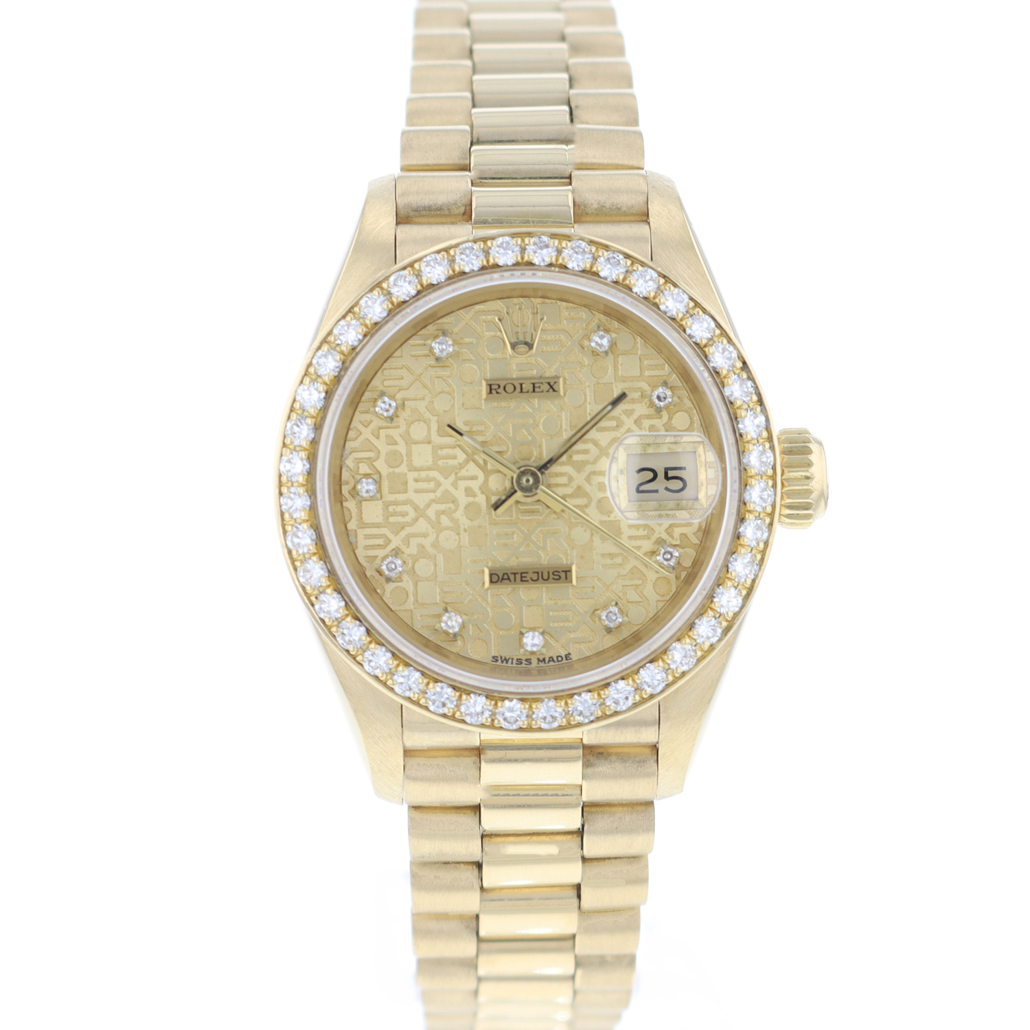 rolex with factory diamonds
