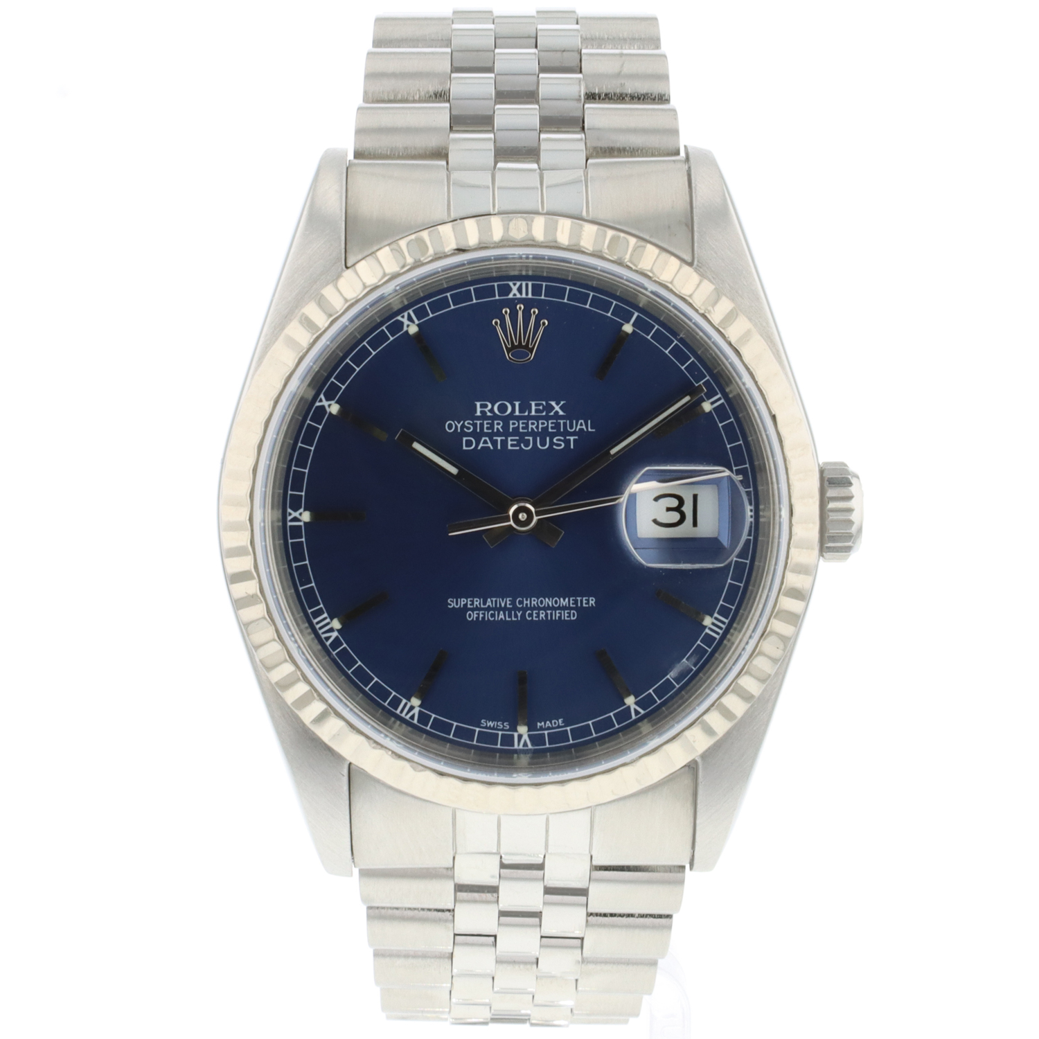 datejust jubilee blue dial