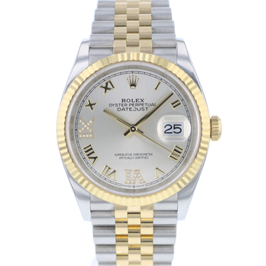 Rolex - Datejust 36 Steel Gold / Fluted / Jubilee Diamond  Dial