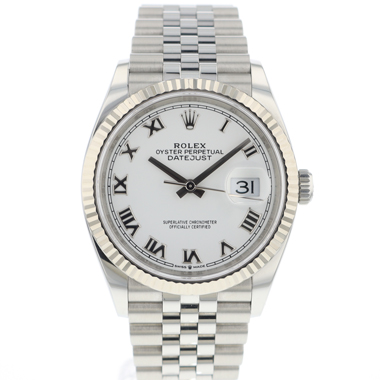 Rolex - Datejust 36 Jubilee/Fluted White Dial