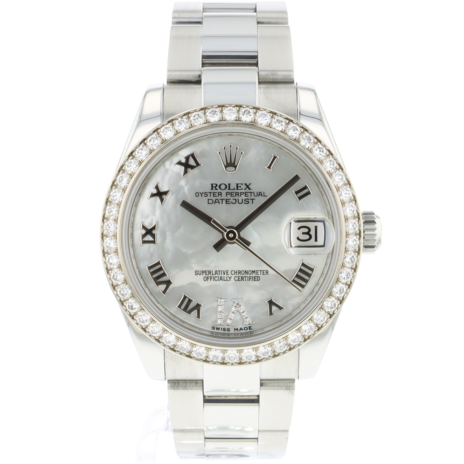 rolex with factory diamonds