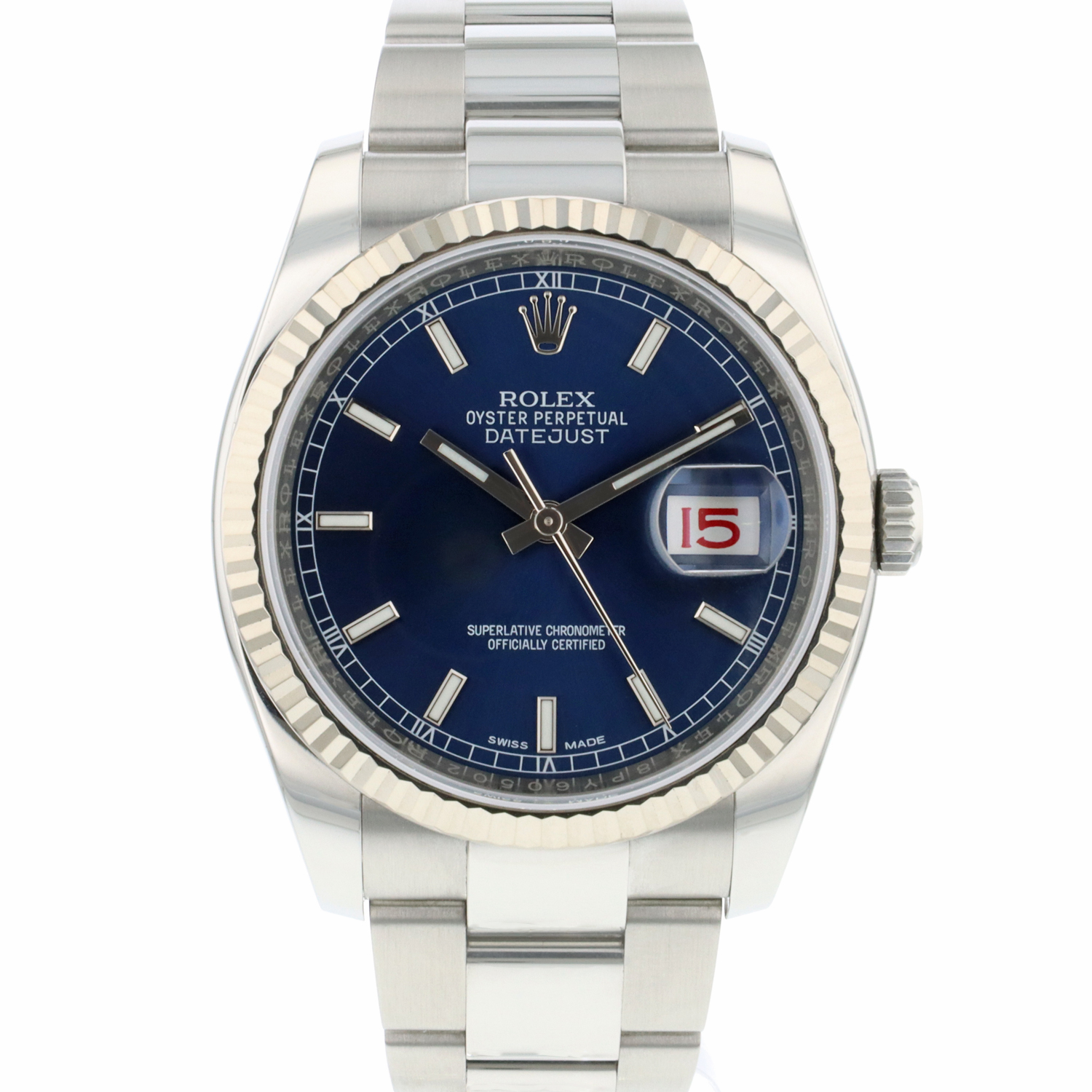 datejust 41 blue fluted