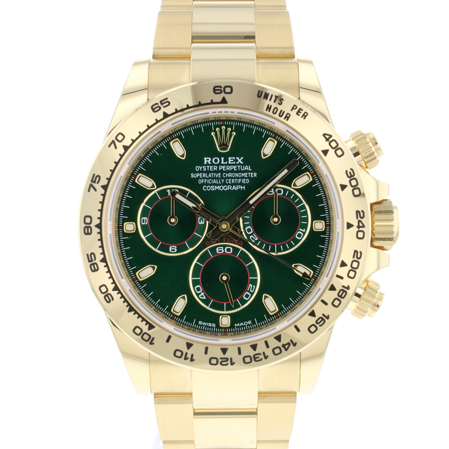 green and gold daytona