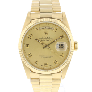 Rolex - Day-Date 36 Yellow Gold Arabic Dial