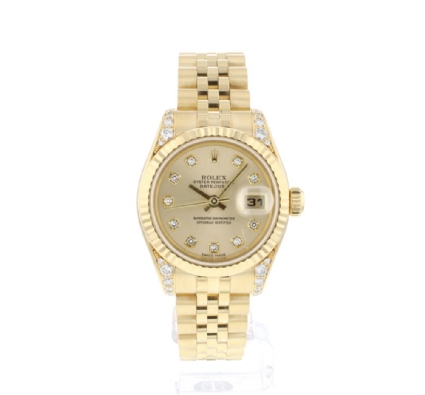 rolex datejust 26 gold