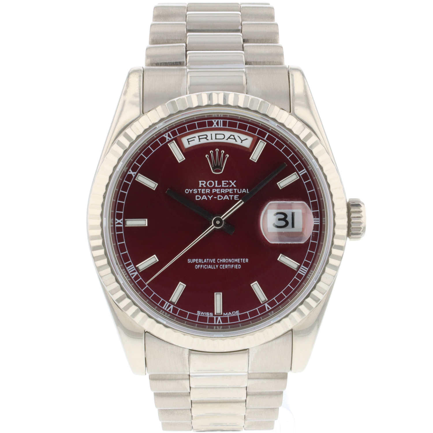 rolex day date cherry