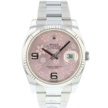Rolex - Datejust 36 Fluted Pink Flower Dial