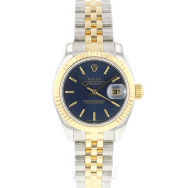 Rolex - Datejust 26 Steel/Gold Jubilee Fluted Blue Dial