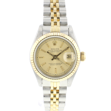 Rolex - Datejust 26 Gold/Steel Jubilee Gold Tapestry Dial