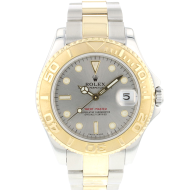 Rolex - Yacht-Master Midsize Steel Gold Silver Dial