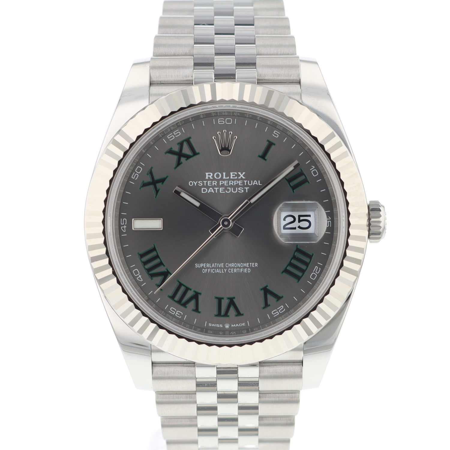 Datejust 41 Fluted Jubilee Wimbledon 