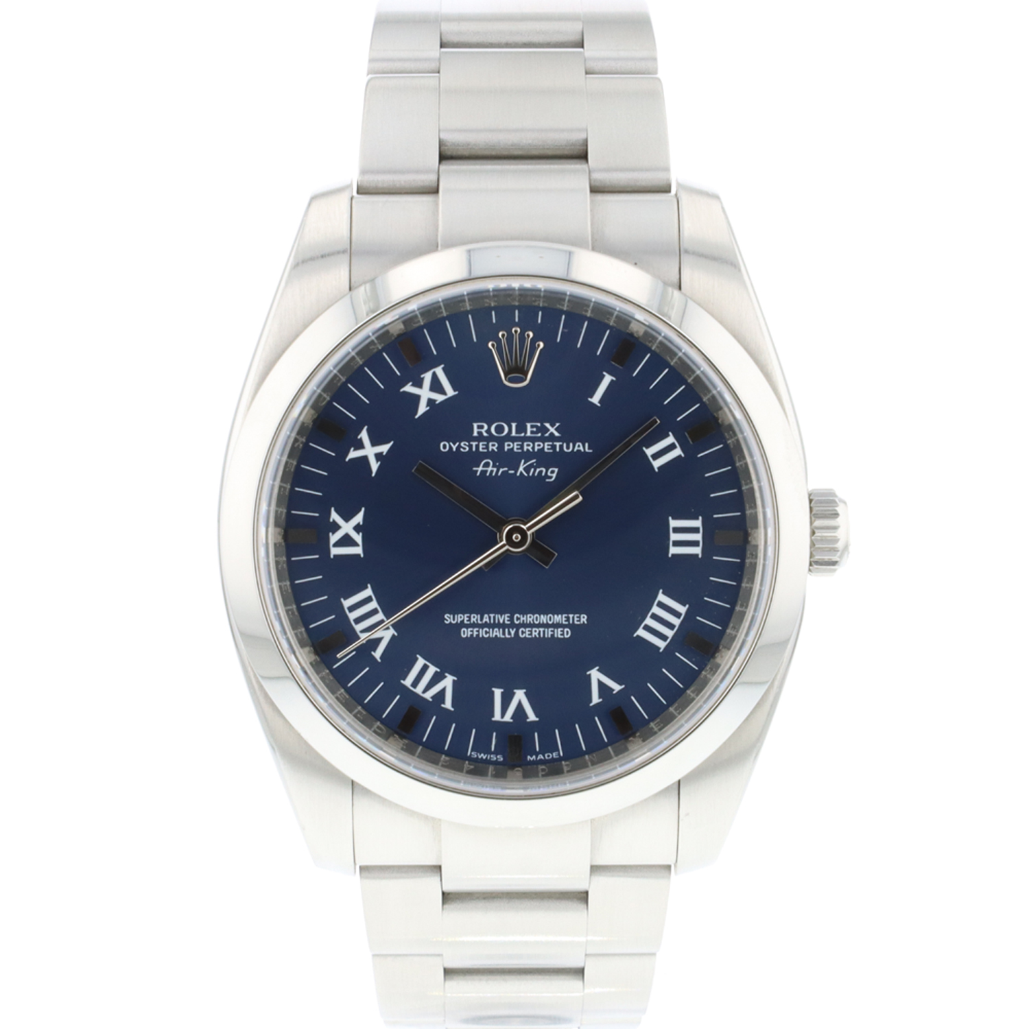 Oyster Perpetual 34 Steel Blue Roman 