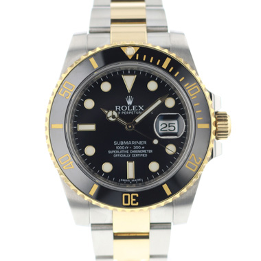 Rolex - Submariner Date Gold/Steel Black dial