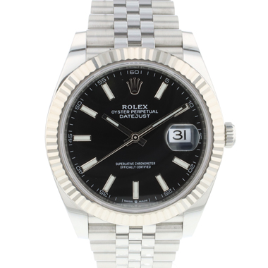 Rolex - Datejust 41 Jubilee Fluted Black Dial