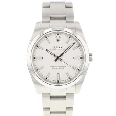 Rolex - Oyster Perpetual 34 Steel White Dial
