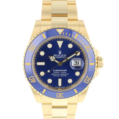 Rolex - Submariner Date Yellow Gold Blue 126618LB NEW 2022