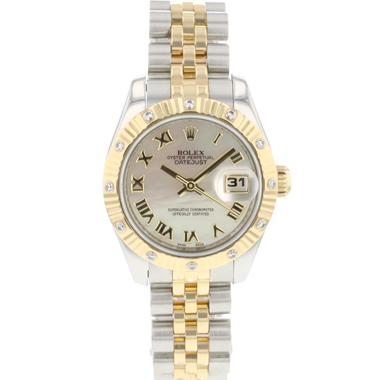 Rolex - Datejust Lady 26 Steel Gold Jubilee Fluted Factory MOP Dial
