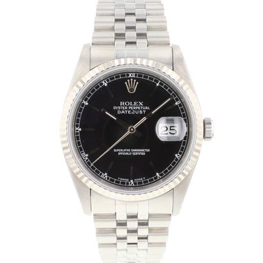 Rolex - Datejust 36 Jubilee Fluted Black Dial