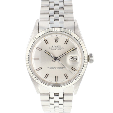 Rolex - Datejust 36 Jubilee Fluted Silver WideBoy Dial