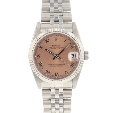 Rolex - Datejust 31 Midsize Jubilee Fluted Pink Roman Dial
