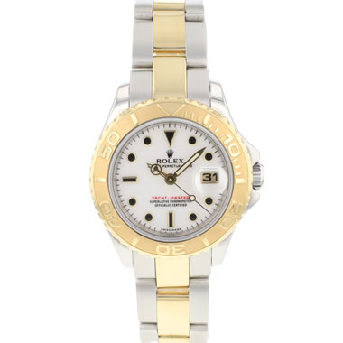 Rolex - Yacht-Master Lady Steel Gold White Dial